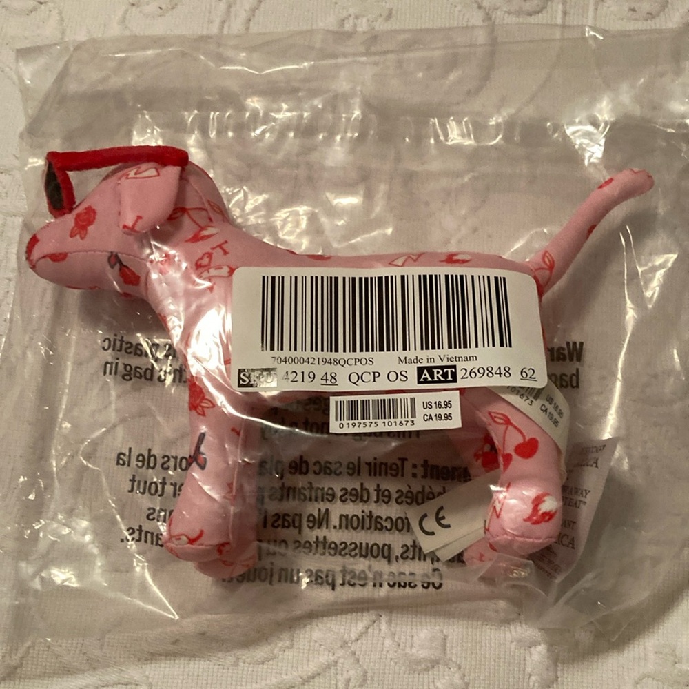 Victoria's Secret Pink Dog Plush - New in Bag